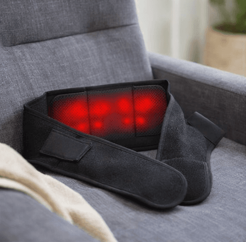 Selvopvarmende bælte vist tæt på